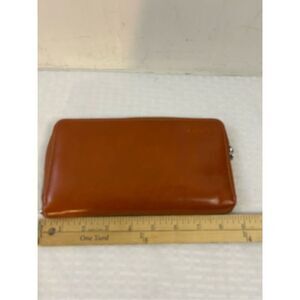 Bostanten Zipper brown‎ leather wallet 5x8.5"